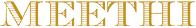 Meethi by Wok in the Clouds logo